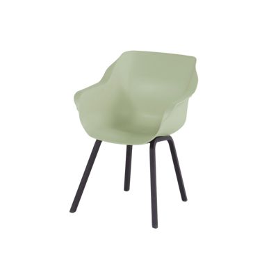 Hartman Sophie Element dining armstoel - French Green - Alu poot