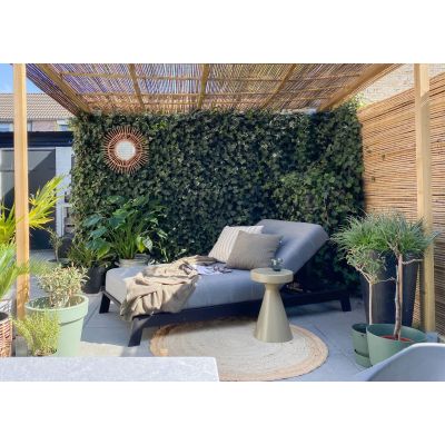 Mexico ligbed 200x85 cm. - Sunbrella/Light grey