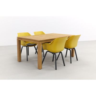 Hartman Sophie Element Geel/Rome brown 170 cm. tuinset - 5-delig