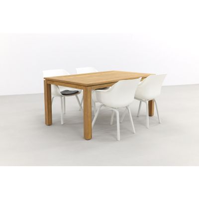 Hartman Sophie Element wit/Rome brown 170 cm. tuinset - 5-delig