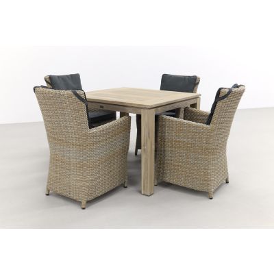 Mante Dessert/Rome grey 100 cm. - tuinset 5-delig