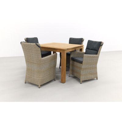 Mante Dessert/Rome brown 100 cm. tuinset - 5-delig