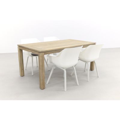 Hartman Sophie Element wit/Rome grey 170 cm. tuinset - 5-delig