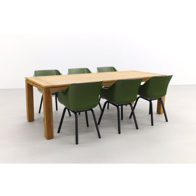 Hartman Sophie Moss Green/Rome brown 240 cm. tuinset - 7-delig