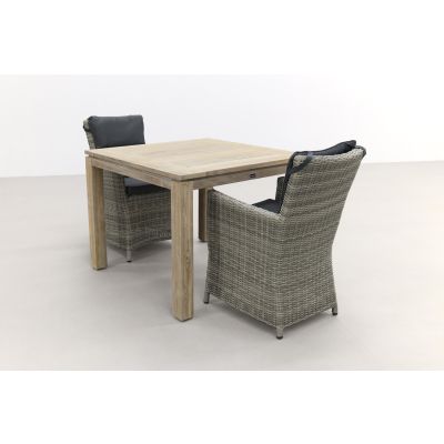 Mante Paloma Grijs/Rome grey 100 cm. - tuinset 3-delig