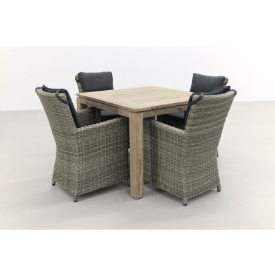 Mante Paloma Grijs/Rome grey 100 cm. - tuinset 5-delig