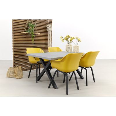Hartman Sophie Element Yellow/Verona black 160 cm. tuinset - 5-delig