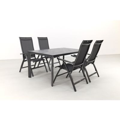 Kettler Edge/Legato 160 cm. tuinset - 5-delig verstelbaar