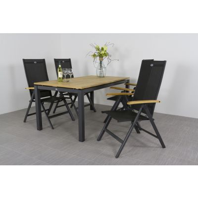 Hartman Napoli/Sonata verstelbare tuinset - 160x90 cm.