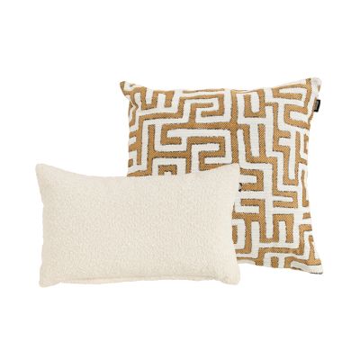 Hartman Estelle Natural/Otis Yellow - Kussenset