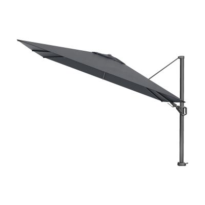 Platinum Challenger rechthoek zweefparasol T2 Premium - 2,6 x 3,5 m. - Faded black