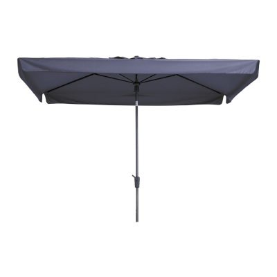 Madison stokparasol Delos luxe Safier Blue 200x300 cm.
