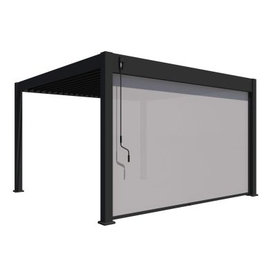 Screen 4 meter - antraciet - Perfect shadow