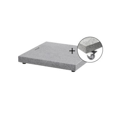 4-Seasons Siesta parasolvoet 125kg. + wielenset