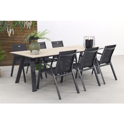 Hartman Napoli/Garden Impressions Nevada 240x100 cm. tuinset - stapelbaar