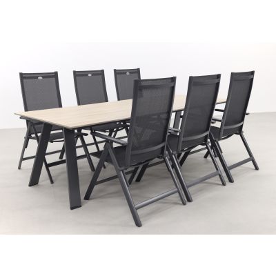 Hartman Napoli/Garden Impressions Nevada 240x100 cm. tuinset - verstelbaar