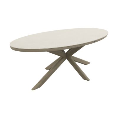 Ventaro ovale tuintafel 240x115 cm. - Latte