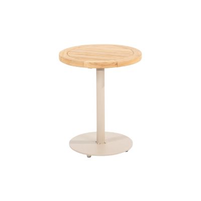 4 Seasons Volta koffietafel - teakhout/taupe - Ø45