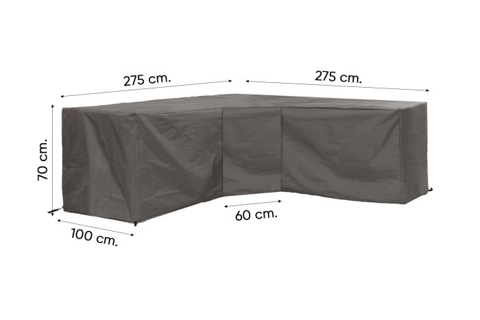 Outdoor Covers l-vormige loungesethoes BIG 275x275x100x70 cm.