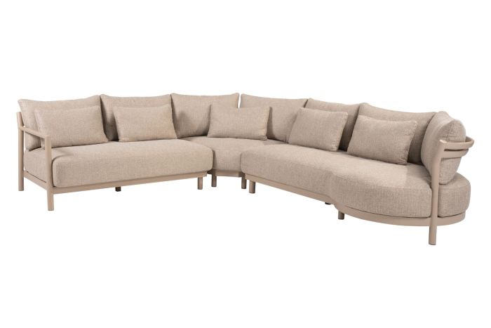 4SO Mykonos organische loungebank - Latte