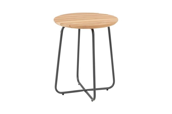 4 Seasons Verdi ronde bijzettafel teak 45 cm. 