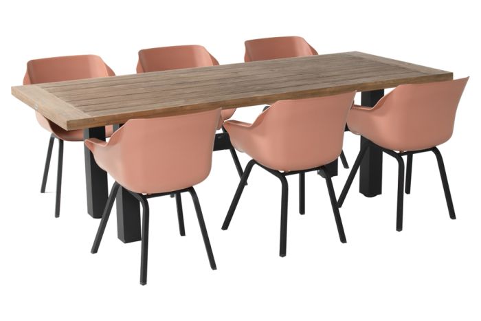 Hartman tuinset - Heron tuintafel 240 cm. + Sophie Element Italian Terra