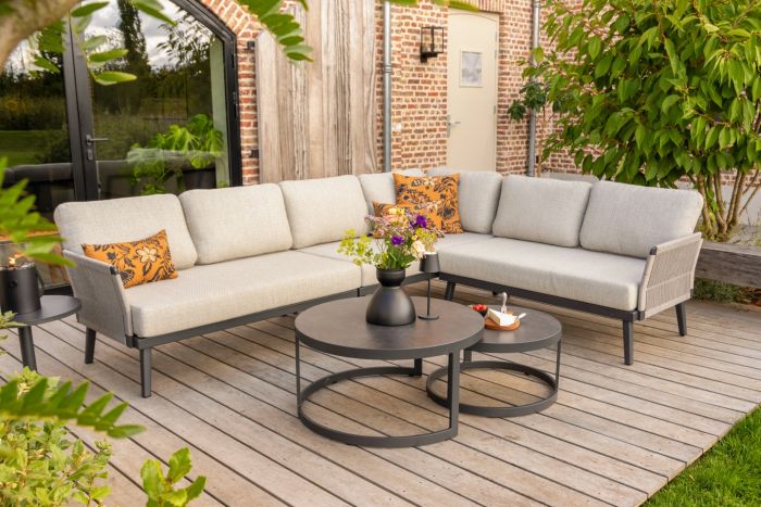 Durban/Rhodos loungeset - hoekbank - 3-delig