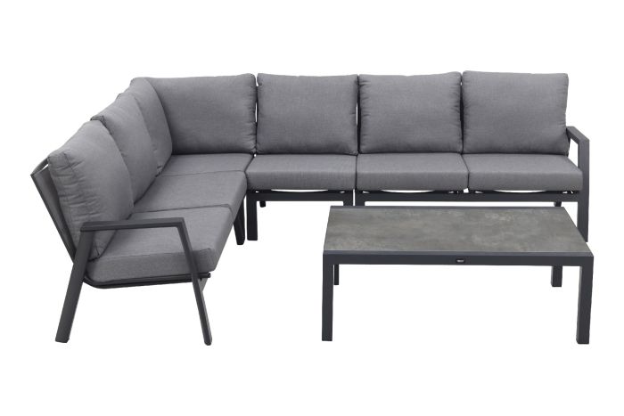 Azoren/Atlanta loungeset - antraciet - links & rechts