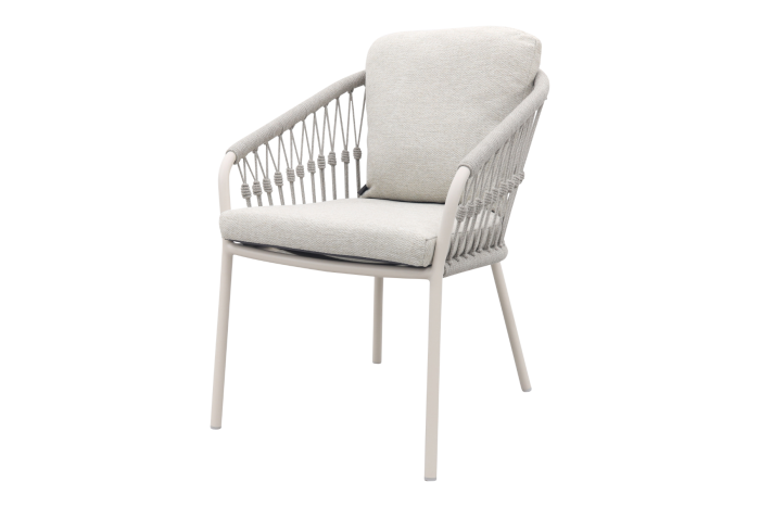 Suns Nappa Dining Tuinstoel - Camel Sand - Knot Weave