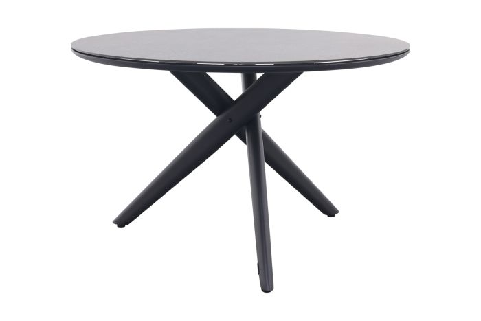 Dublin ronde tuintafel Ø120 cm. - Antraciet