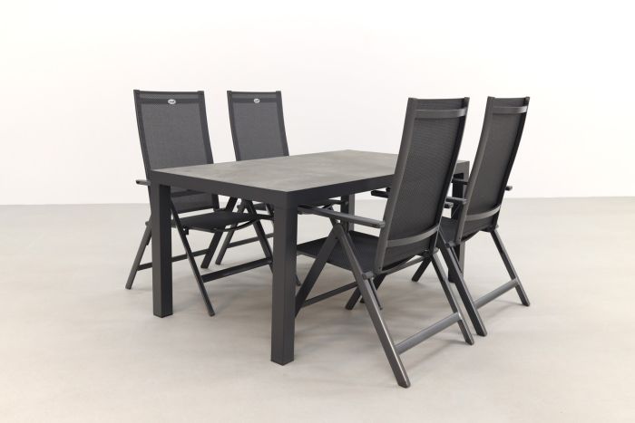 Hartman Napoli/President 160 cm. verstelbare tuinset - 5-delig