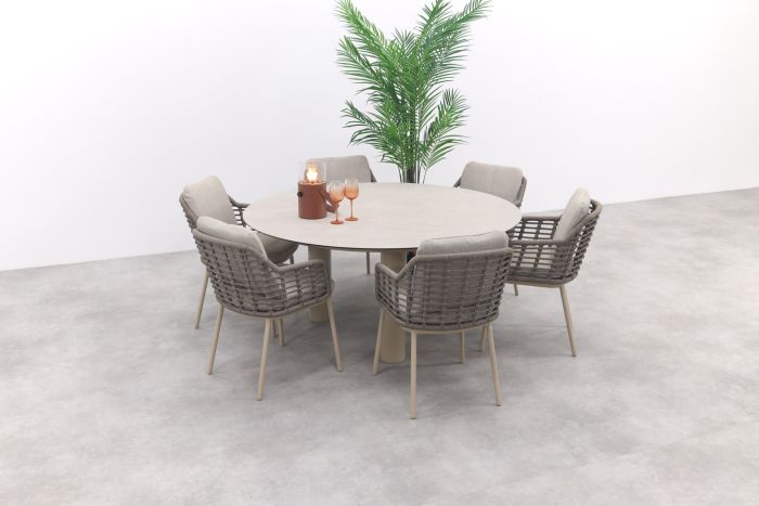 Taste Puglia/Donato ronde tuinset - Ø160 cm.