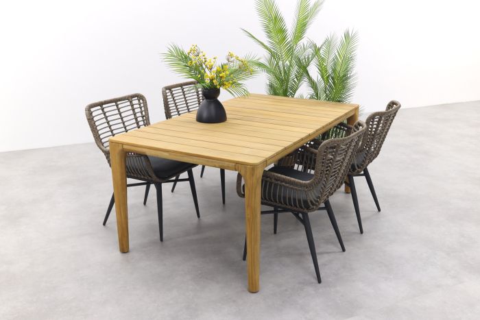 Jasmine - Natural / Liam tuinset - 180x100 cm.