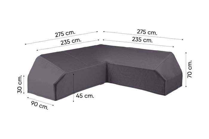 Platinum Aerocover platform loungesethoes 275x275 cm.