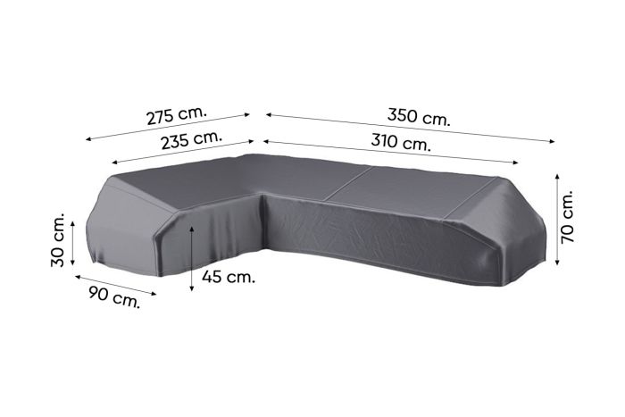 Platinum Aerocover platform loungesethoes 350x275 cm - Links