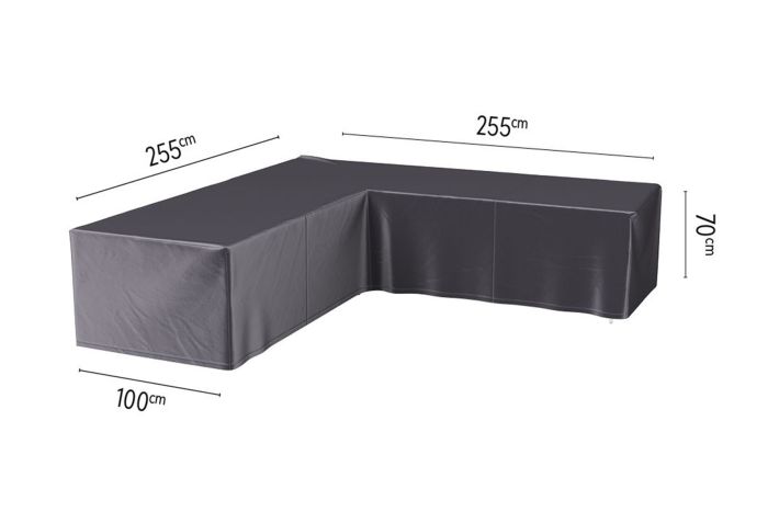 Platinum Aerocover loungesethoes L-vorm 255x255 cm. 