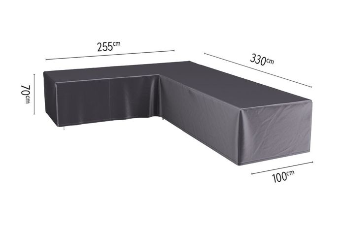 Platinum Aerocover loungesethoes L-vorm 330x255 cm - Links