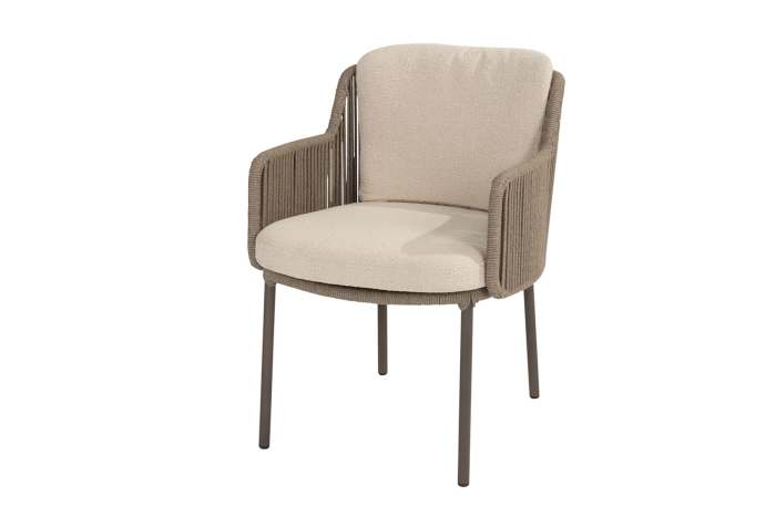 4 Seasons Bernini dining tuinstoel - terre (1 stuk)