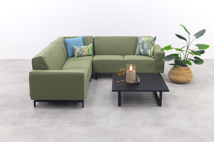 Boavista/Cuba Sunbrella loungeset (4-delig) - Heritage Leaf