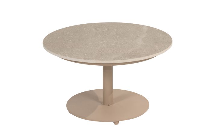 4 Seasons Outdoor Boaz koffietafel - latte/keramiek -  Ø60 cm. 