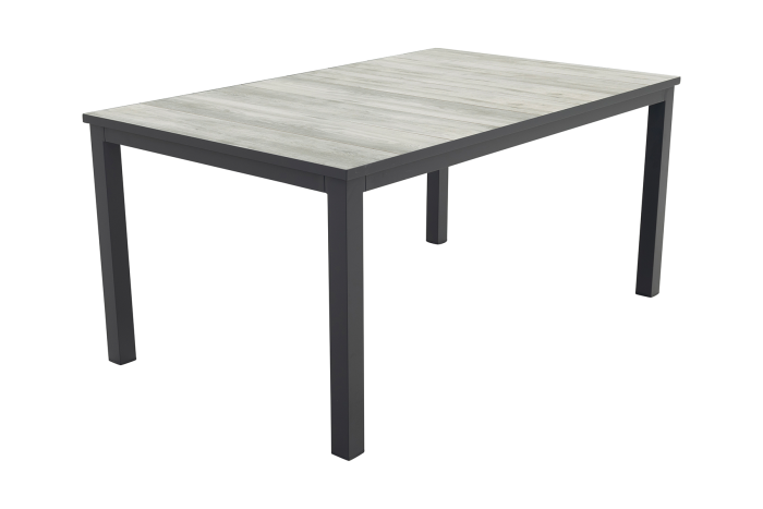 Hartman Comino dining tuintafel 163x105 cm. - Keramiek/Grijs