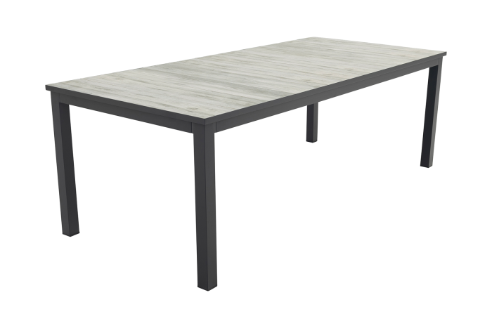 Hartman Comino dining tuintafel 223x105 cm. - Keramiek/Grijs