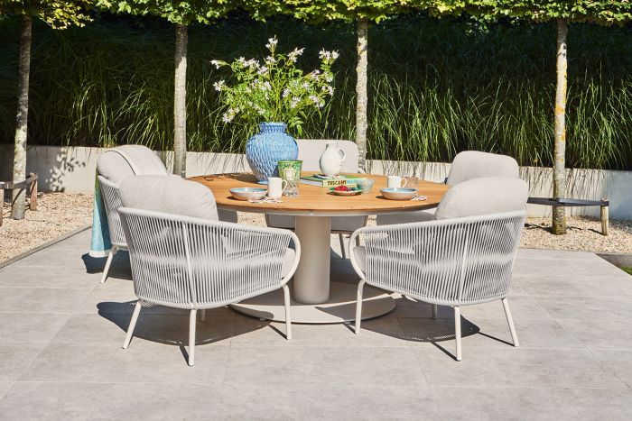 Suns Dolce/Grado low dining ronde tuinset -6-delig