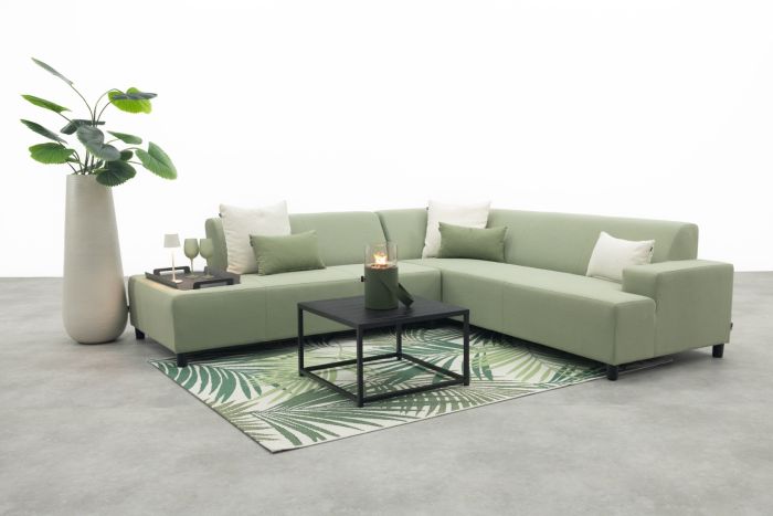 Malaga/Toronto - hoekbank loungeset chaise longue - green