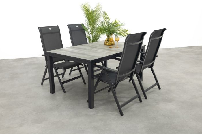 Hartman Milaan/Comino verstelbare tuinset (5-delig) - 163x105 cm.