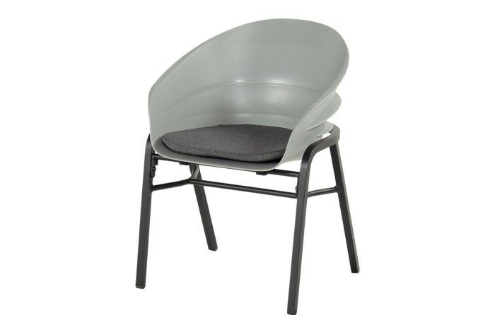 Hartman Tubb verstelbare tuinstoel (dining & lounge)  - Concrete Grey