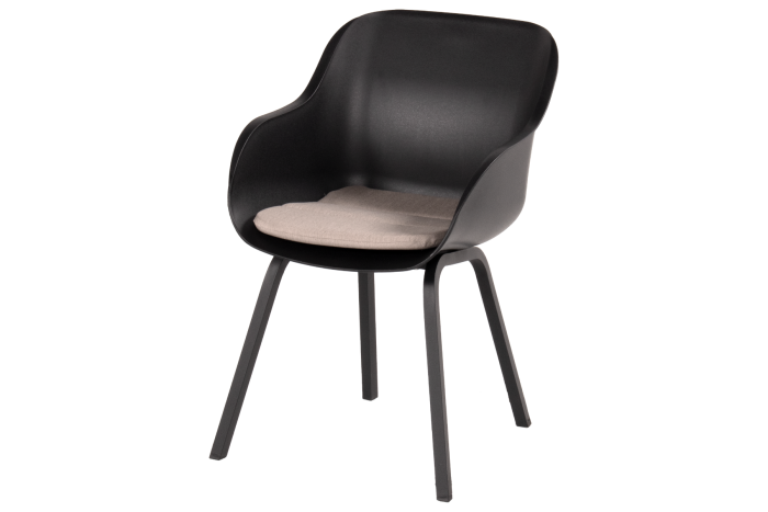 Hartman Le Soleil Element dining armstoel - Carbon black/Black