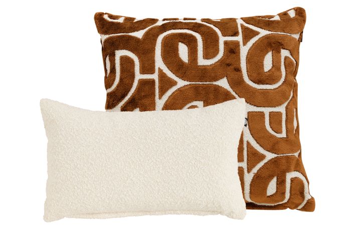 Hartman Estelle Natural/Juan Coffee - Kussenset