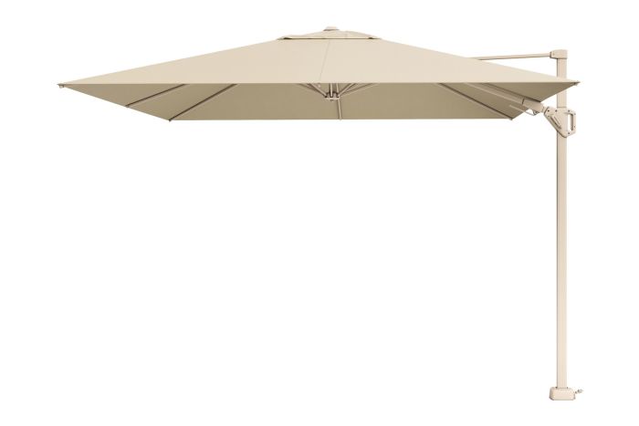 Platinum Challenger Zweefparasol T2 premium - 3x3 m. Champagne - Sandstone