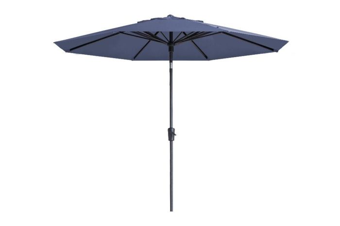 Madison Paros 2 luxe stokparasol - 300 cm. - Safier Blue